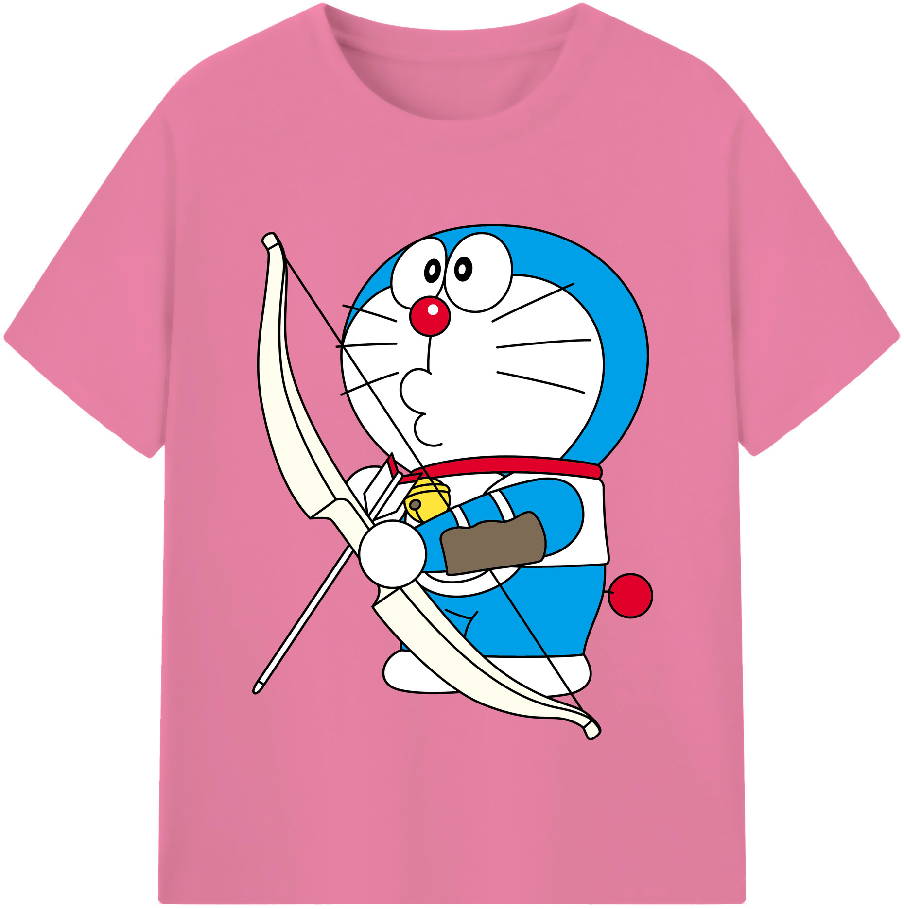 （画像用） ドラえもん Doraemon 綿100％半袖Tシャツ（フロントプリント）
